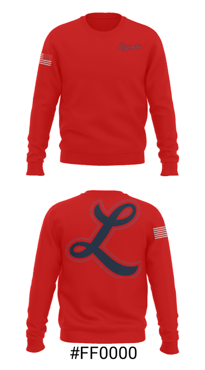 Louisville Legends Baseball 30344695 Crew Neck Sweatshirt - 16