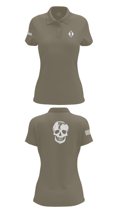 3/7 Kilo 3rd 36158608 Women's Short Sleeve Performance Polo  - 75