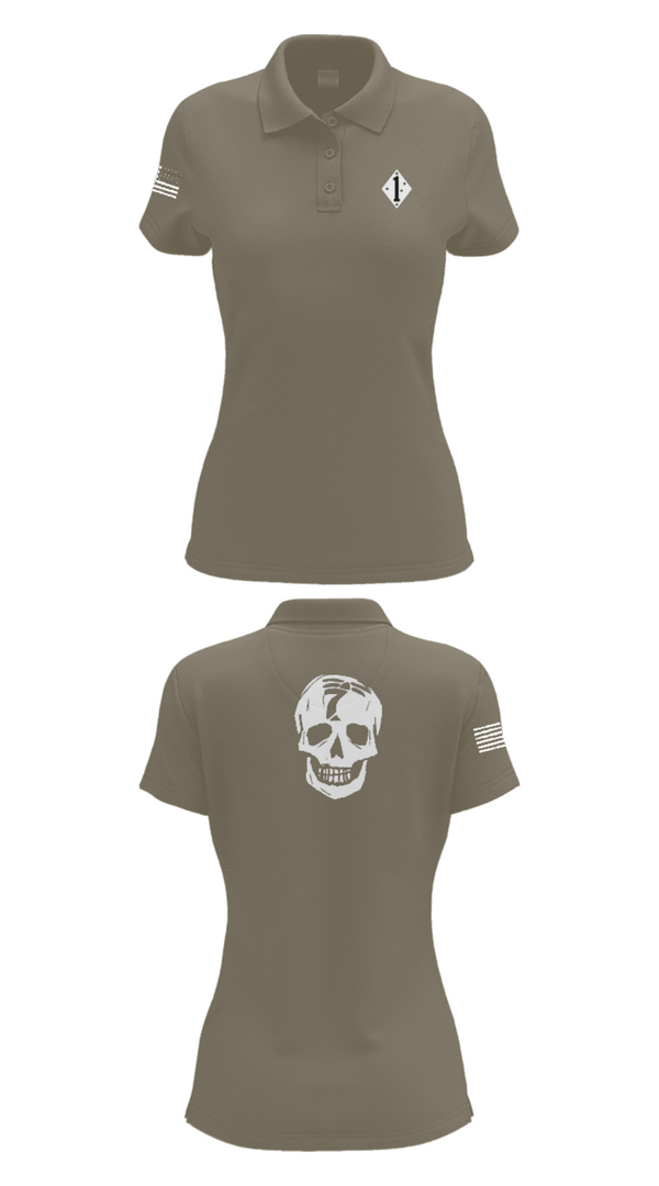 Womens Short Sleeve Performance Polo, 3/7 Kilo 3rd, Marines, Teamtime, Team time, sublimation, custom sports apparel, team uniforms, spirit wear, spiritwear, sports uniforms, custom shirts, team store, custom team store, fundraiser sports, apparel fundraiser