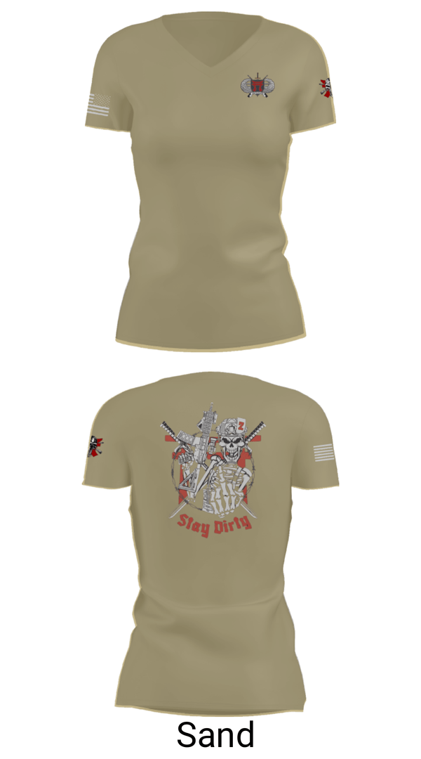 Women's Short Sleeve Vneck Shirt, Dirty Deuce, , Teamtime, Team time, sublimation, custom sports apparel, team uniforms, spirit wear, spiritwear, sports uniforms, custom shirts, team store, custom team store, fundraiser sports, apparel fundraiser