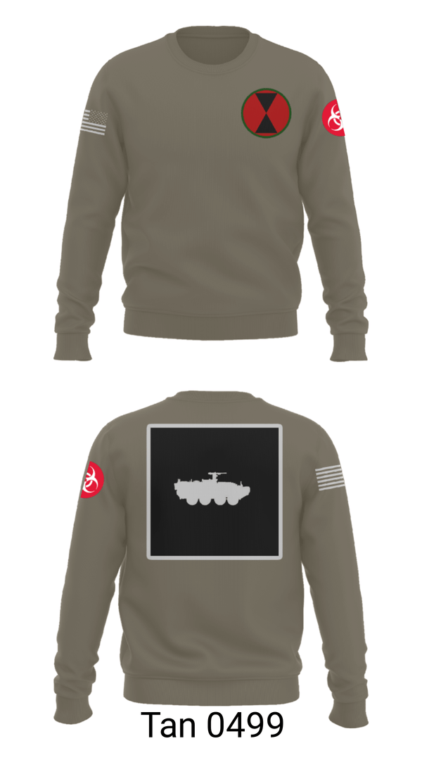 Crew Neck Sweatshirt, RECCE, Army, Teamtime, Team time, sublimation, custom sports apparel, team uniforms, spirit wear, spiritwear, sports uniforms, custom shirts, team store, custom team store, fundraiser sports, apparel fundraiser