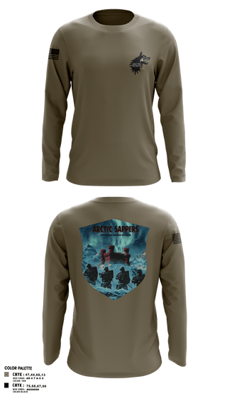 Long Sleeve Performance Shirt, A CO, 70 BEB, Army, Teamtime, Team time, sublimation, custom sports apparel, team uniforms, spirit wear, spiritwear, sports uniforms, custom shirts, team store, custom team store, fundraiser sports, apparel fundraiser