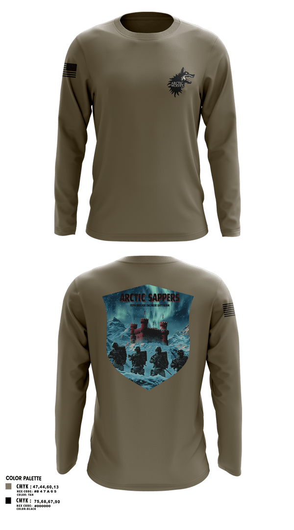 Long Sleeve Performance Shirt, A CO, 70 BEB, Army, Teamtime, Team time, sublimation, custom sports apparel, team uniforms, spirit wear, spiritwear, sports uniforms, custom shirts, team store, custom team store, fundraiser sports, apparel fundraiser