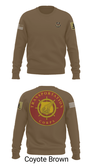 Crew Neck Sweatshirt, 189th Transportation Company, , Teamtime, Team time, sublimation, custom sports apparel, team uniforms, spirit wear, spiritwear, sports uniforms, custom shirts, team store, custom team store, fundraiser sports, apparel fundraiser