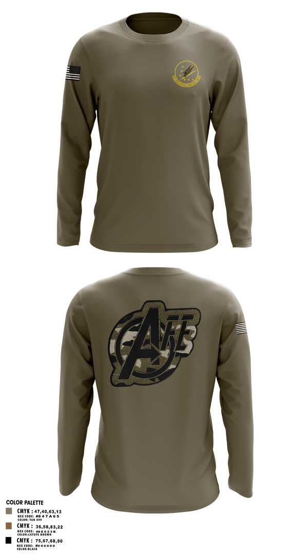 Long Sleeve Performance Shirt, 509 OSS, Air Force, Teamtime, Team time, sublimation, custom sports apparel, team uniforms, spirit wear, spiritwear, sports uniforms, custom shirts, team store, custom team store, fundraiser sports, apparel fundraiser