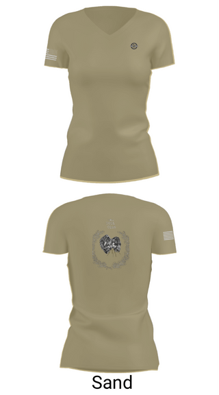 Womens Short Sleeve Vneck Shirt, Fernspäh, Army, Teamtime, Team time, sublimation, custom sports apparel, team uniforms, spirit wear, spiritwear, sports uniforms, custom shirts, team store, custom team store, fundraiser sports, apparel fundraiser