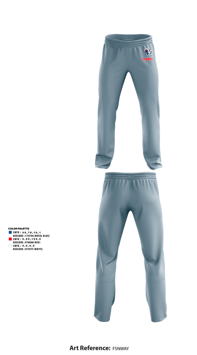 Greene Central Rams 3698079 Sweatpants - 10
