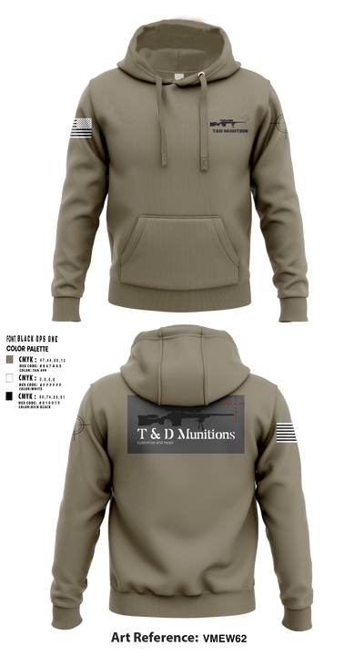 T&D Munitions 93716170 Hoodie - 2