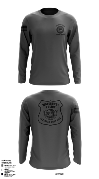 Long Sleeve Performance Shirt, Waterbury Police Explorers, , Teamtime, Team time, sublimation, custom sports apparel, team uniforms, spirit wear, spiritwear, sports uniforms, custom shirts, team store, custom team store, fundraiser sports, apparel fundraiser