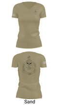850th engineer 3918830 Women's Short Sleeve V-neck Shirt - 84