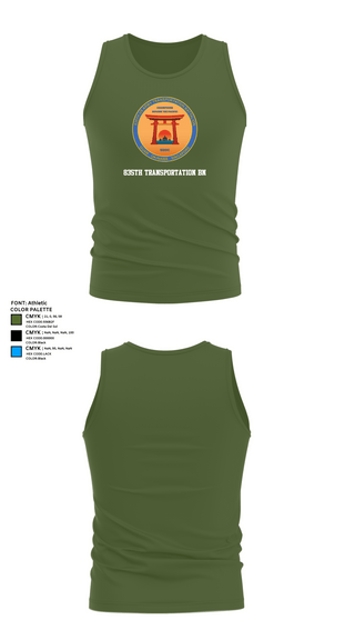 Tank Top, 835th Transportation BN, Army, Teamtime, Team time, sublimation, custom sports apparel, team uniforms, spirit wear, spiritwear, sports uniforms, custom shirts, team store, custom team store, fundraiser sports, apparel fundraiser