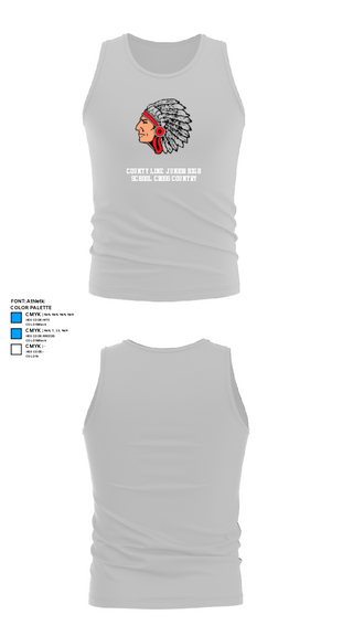 Tank Top, County Line Junior High School Cross Country, Cross Country, Teamtime, Team time, sublimation, custom sports apparel, team uniforms, spirit wear, spiritwear, sports uniforms, custom shirts, team store, custom team store, fundraiser sports, apparel fundraiser