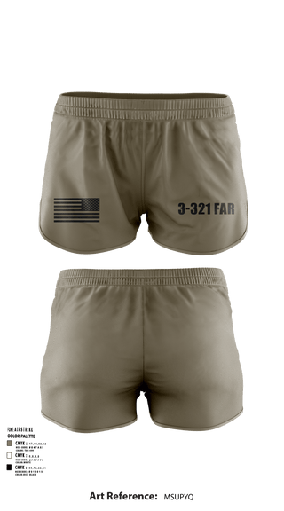 Ranger Panties, 3-321 FAR, Army, Teamtime, Team time, sublimation, custom sports apparel, team uniforms, spirit wear, spiritwear, sports uniforms, custom shirts, team store, custom team store, fundraiser sports, apparel fundraiser