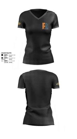 Womens Short Sleeve Vneck Shirt, , , Teamtime, Team time, sublimation, custom sports apparel, team uniforms, spirit wear, spiritwear, sports uniforms, custom shirts, team store, custom team store, fundraiser sports, apparel fundraiser