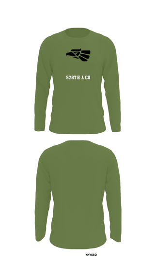 Long Sleeve Performance Shirt, 578th A Co, National Guard, Teamtime, Team time, sublimation, custom sports apparel, team uniforms, spirit wear, spiritwear, sports uniforms, custom shirts, team store, custom team store, fundraiser sports, apparel fundraiser