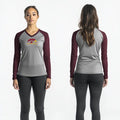Thomas W Kelly High School Basketball 29757661 Women's Long Sleeve V-neck Shirt -1 41