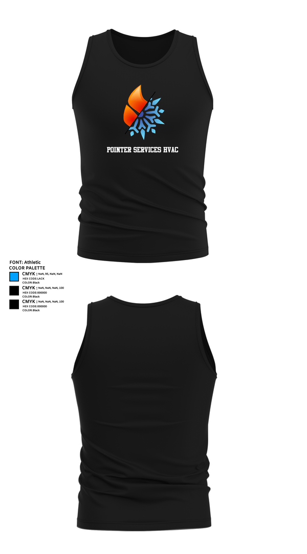 Tank Top, Pointer services hvac, , Teamtime, Team time, sublimation, custom sports apparel, team uniforms, spirit wear, spiritwear, sports uniforms, custom shirts, team store, custom team store, fundraiser sports, apparel fundraiser