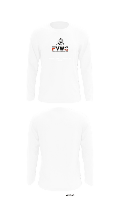 Flathead Valley Wrestling Club 69683665 Long Sleeve Performance Shirt - 8