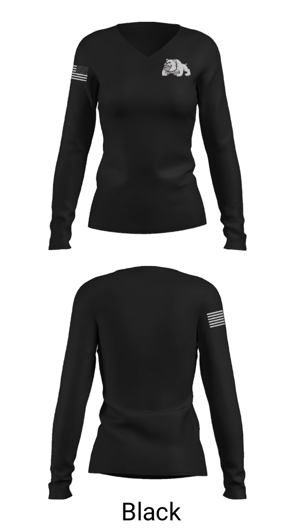 Women's Long Sleeve Vneck Shirt, Holmes Community College Softball, Softball, Teamtime, Team time, sublimation, custom sports apparel, team uniforms, spirit wear, spiritwear, sports uniforms, custom shirts, team store, custom team store, fundraiser sports, apparel fundraiser