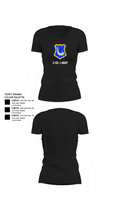 C-Co. 1-181st 51621268 Women's Short Sleeve V-neck Shirt - 23