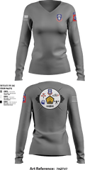 82nd ADSB H2F 64570500 Women's Long Sleeve V-neck Shirt - 15