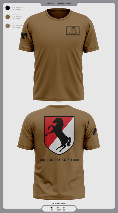 58th CEC-A 67069025 Short Sleeve Performance Shirt - 2