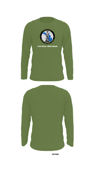 Long Sleeve Performance Shirt, 24th Special Troops Brigade, National Guard, Teamtime, Team time, sublimation, custom sports apparel, team uniforms, spirit wear, spiritwear, sports uniforms, custom shirts, team store, custom team store, fundraiser sports, apparel fundraiser