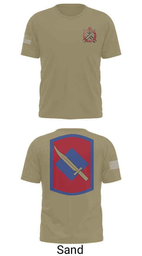 Old School Cotton Feel Shirt, Fox Company 39th BSB (FA FSC), National Guard, Teamtime, Team time, sublimation, custom sports apparel, team uniforms, spirit wear, spiritwear, sports uniforms, custom shirts, team store, custom team store, fundraiser sports, apparel fundraiser