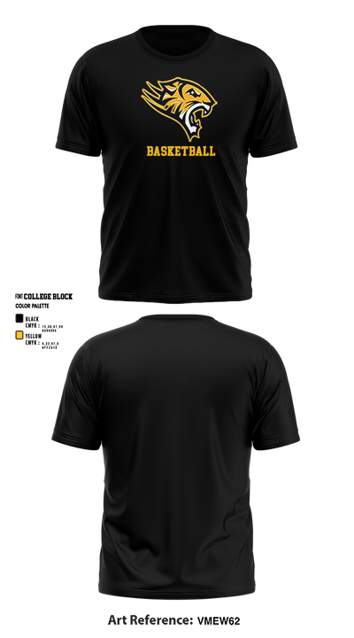 Kensington Multiplex High School Basketball 64272844 Short Sleeve Performance Shirt - 1