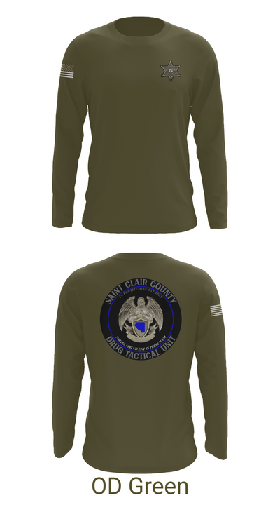 Drug Tactical Unit 39197263 Long Sleeve Performance Shirt 44