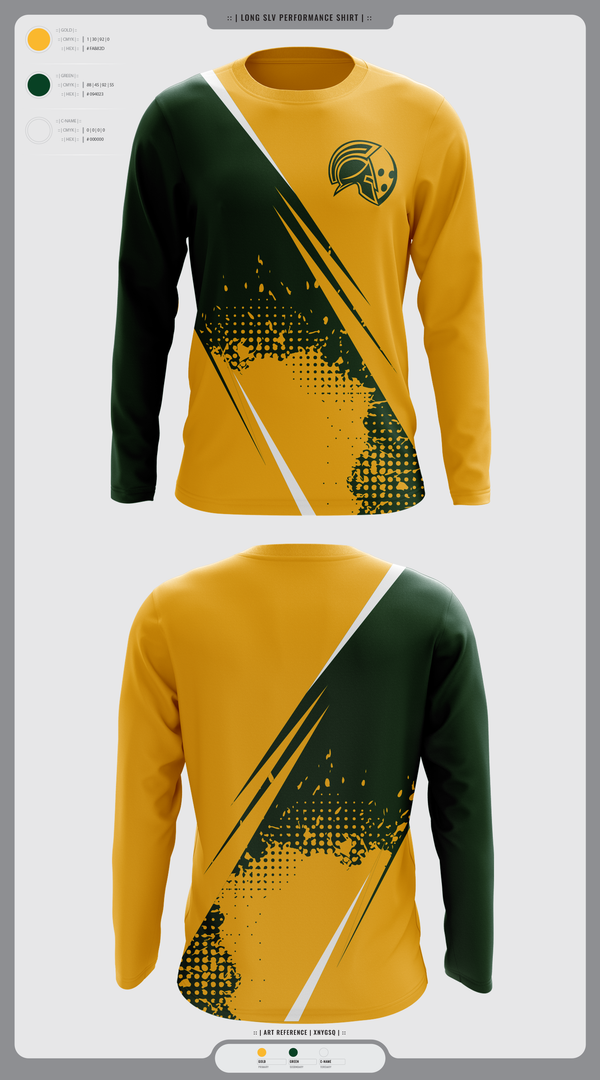 Long Sleeve Performance Shirt, Glenbrook North Spartan Bowling, Bowling, Teamtime, Team time, sublimation, custom sports apparel, team uniforms, spirit wear, spiritwear, sports uniforms, custom shirts, team store, custom team store, fundraiser sports, apparel fundraiser