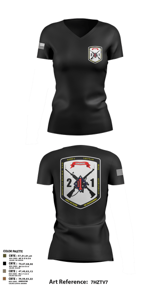 Womens Short Sleeve Vneck Shirt, 2nd Battalion, 1st Marine Regiment, Marines, Teamtime, Team time, sublimation, custom sports apparel, team uniforms, spirit wear, spiritwear, sports uniforms, custom shirts, team store, custom team store, fundraiser sports, apparel fundraiser