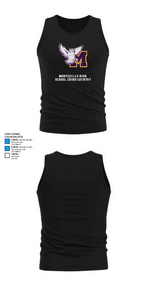 Tank Top, Monticello High School Cross Country, Cross Country, Teamtime, Team time, sublimation, custom sports apparel, team uniforms, spirit wear, spiritwear, sports uniforms, custom shirts, team store, custom team store, fundraiser sports, apparel fundraiser