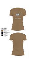 Sandwip society USA 25979511 Women's Short Sleeve V-neck Shirt - 2