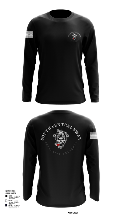 SCR SWAT 20912043 Long Sleeve Performance Shirt 103