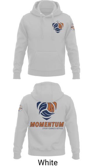 Hoodie, Momentum Volleyball Club, Women's Volleyball, Teamtime, Team time, sublimation, custom sports apparel, team uniforms, spirit wear, spiritwear, sports uniforms, custom shirts, team store, custom team store, fundraiser sports, apparel fundraiser