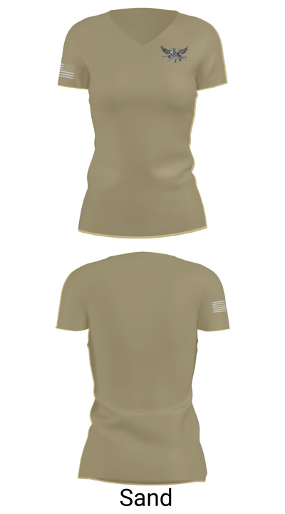 Nicholasville Police Department Special Response Team 47216100 Women's Short Sleeve V-neck Shirt - 84