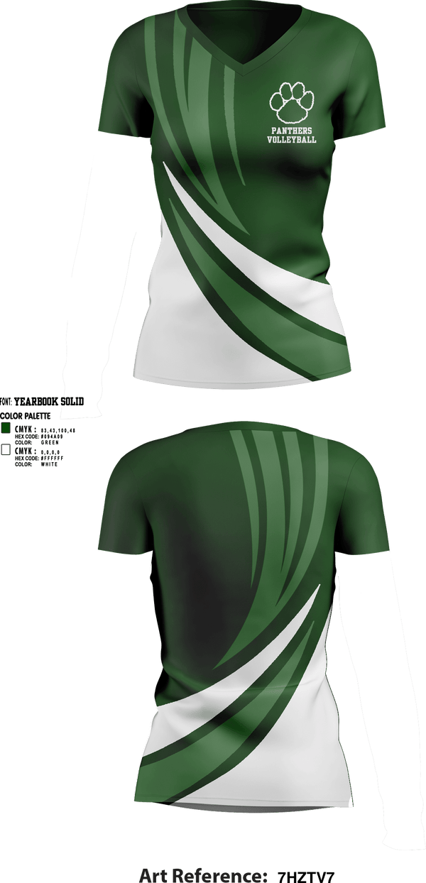 Womens Short Sleeve Vneck Shirt, Panthers Volleyball, Women's Volleyball, Teamtime, Team time, sublimation, custom sports apparel, team uniforms, spirit wear, spiritwear, sports uniforms, custom shirts, team store, custom team store, fundraiser sports, apparel fundraiser