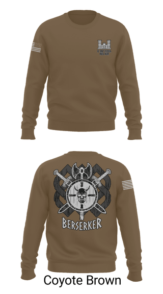 Crew Neck Sweatshirt, B TRP 278th RES ACR, National Guard, Teamtime, Team time, sublimation, custom sports apparel, team uniforms, spirit wear, spiritwear, sports uniforms, custom shirts, team store, custom team store, fundraiser sports, apparel fundraiser