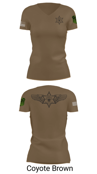 Air Support 72075098 Women's Short Sleeve V-neck Shirt - 8