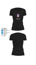 Valencia High School Basketball 51770721 Women's Short Sleeve V-neck Shirt - 37