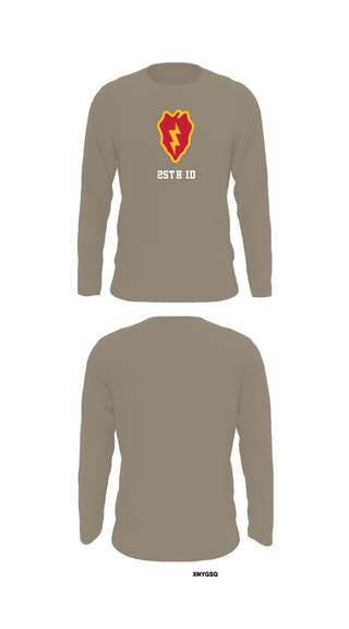 Long Sleeve Performance Shirt, 25th ID, Army, Teamtime, Team time, sublimation, custom sports apparel, team uniforms, spirit wear, spiritwear, sports uniforms, custom shirts, team store, custom team store, fundraiser sports, apparel fundraiser
