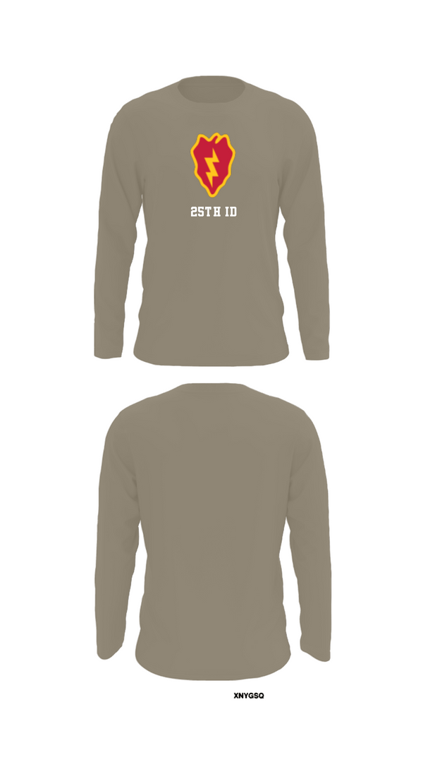 Long Sleeve Performance Shirt, 25th ID, Army, Teamtime, Team time, sublimation, custom sports apparel, team uniforms, spirit wear, spiritwear, sports uniforms, custom shirts, team store, custom team store, fundraiser sports, apparel fundraiser