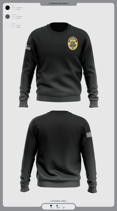 Miami Gardens Police 65088120 Crew Neck Sweatshirt - 2