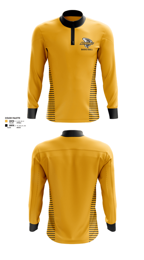 Quarter Zip Jacket, Haynesville High School Basketball, Women's Basketball, Teamtime, Team time, sublimation, custom sports apparel, team uniforms, spirit wear, spiritwear, sports uniforms, custom shirts, team store, custom team store, fundraiser sports, apparel fundraiser