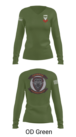 Women's Long Sleeve Vneck Shirt, MCAS CHERRY POINT. H&HS, Navy, Teamtime, Team time, sublimation, custom sports apparel, team uniforms, spirit wear, spiritwear, sports uniforms, custom shirts, team store, custom team store, fundraiser sports, apparel fundraiser