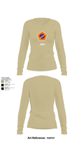 98th Expeditionary Signal Battalion 25845475 Women's Long Sleeve V-neck Shirt - 82