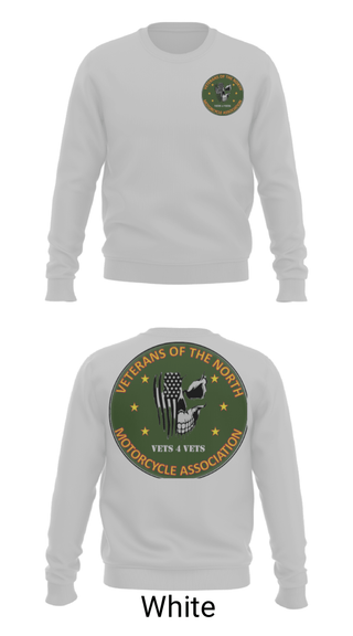 Crew Neck Sweatshirt, Veterans of the North, , Teamtime, Team time, sublimation, custom sports apparel, team uniforms, spirit wear, spiritwear, sports uniforms, custom shirts, team store, custom team store, fundraiser sports, apparel fundraiser