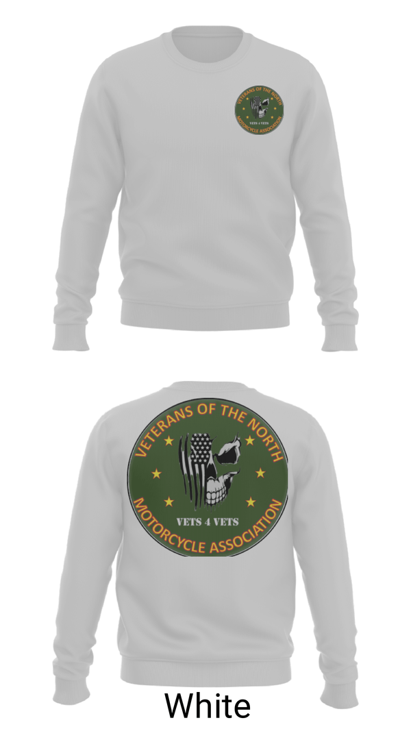Crew Neck Sweatshirt, Veterans of the North, , Teamtime, Team time, sublimation, custom sports apparel, team uniforms, spirit wear, spiritwear, sports uniforms, custom shirts, team store, custom team store, fundraiser sports, apparel fundraiser