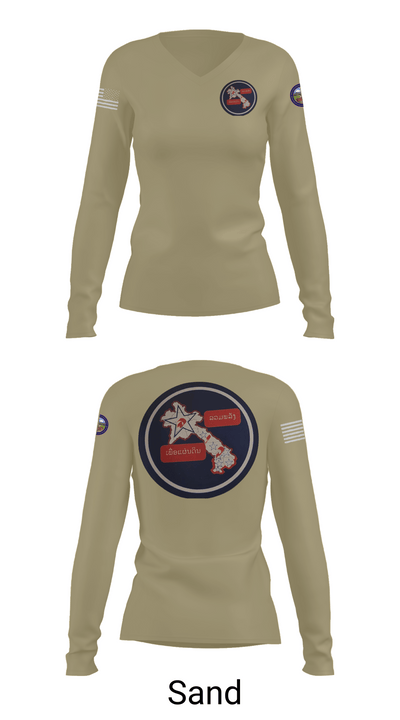 saul 56385781 Women's Long Sleeve V-neck Shirt - 92